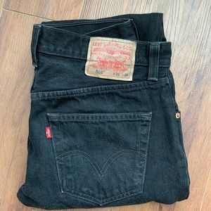 Vintage Levi’s 501 Black Button Fly Mom Jeans